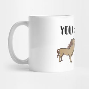 'Horse You Unicorn Me' Lovely Horse LGBT Gift Mug